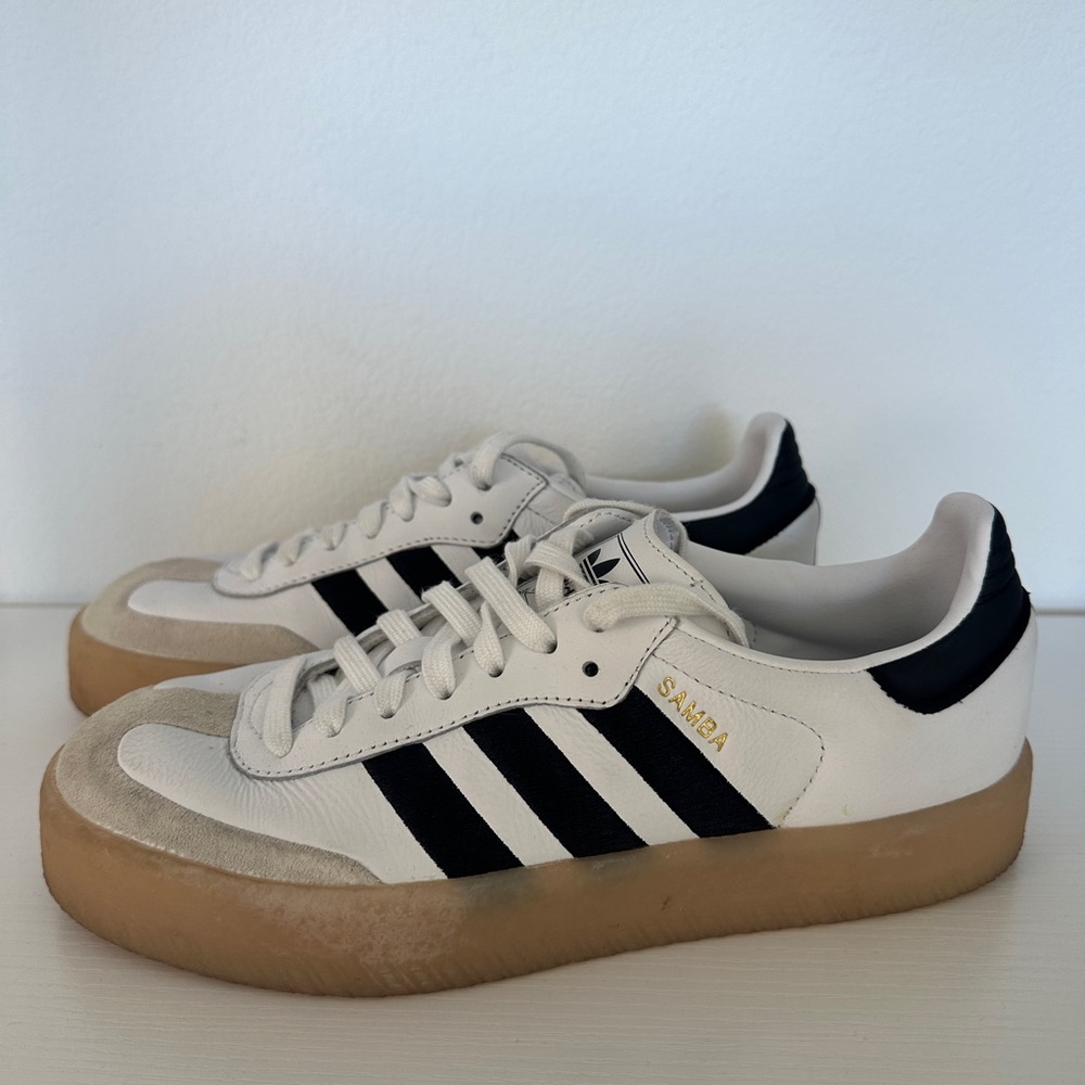 Adidas Samba White Black Sneakers